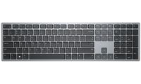 DELL KB700, Volle Größe (100%), RF Wireless + Bluetooth, QWERTZ, Grau