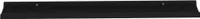 vidaXL Wandregale 2 Stk. Schwarz 100x9x3 cm