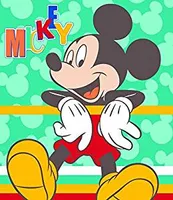DisneyŽs Mickey Mouse Microfaser-Flauschdecke