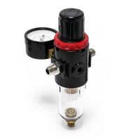 Regulátor tlaku vzduchového kompresoru Filtr odlučovač vody do 7 barů 9,51 mm (1/8") 12,91 mm (1/4")
