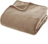 Eazy Living útulná deka flanel 180 cm x 230 cm béžová