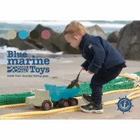 Dantoy Kinderspielzeug Großer Dumper aus Biokunststoff - Blau