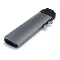 Satechi Type-C Pro Hub 4K HDMI s Ethernetem - vesmírně šedá (šedá)