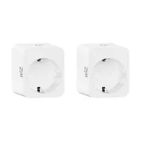WIZ Smart Plug Smarthome Steckdosen 2er Pack, Farbe:Weiß