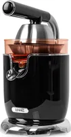 Duronic JE605 Elektrische Zitruspresse | 600W Entsafter | 400 ml Volumen | inkl. 2 austauschbare Presskegel | Fruchtpresse und Orangenpresse | Saftmaschine mit Sieb für Fruchtfleisch | Slow Juicer