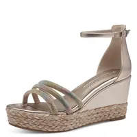 Marco Tozzi Keilsandalette Beige