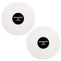Belle Vous 2er Pack Runde Leinwand - 30 cm - Große Runde Bespannte Leinwand Rahmen - Geeignet für Acryl- und Ölmalerei & für Skizzen und Zeichnen