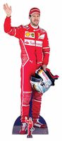 Formel 1 - Sebastian Vettel - Lebensgroßer Pappaufsteller Standy - ca. 77x183 cm