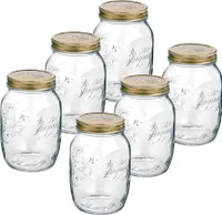 Quattro Stagioni Einmachglas 1000ml - 6 Stück
