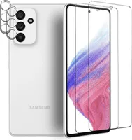 Panzerglas für Samsung Galaxy A25 5G Schutzfolie 2x Kamera Schutzglas Folie 2x Panzerfolie