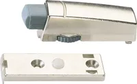 Aufschraub-Türdämpfer vernickelt Silent System, einliegend