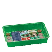 Romberg CLASSIC Anzuchthaus M PLUS COCO Grün 36 x 13 cm & 28 Kokos-Quelltabletten