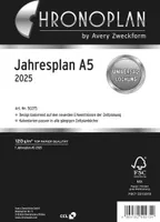 CHRONOPLAN Kalendereinlage 2025 Jahresplan A5