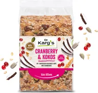 Dr Kargs Pieczywo chrupkie pełnoziarniste z żurawiną i kokosem 200g
