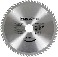 Pilový řezný kotouč na dřevo Yato YT-6068, 210 x 30 mm 60z