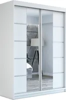 Schwebetürenschrank Kleiderschrank ERO  160 cm Schrank Garderobe Spiegel.Verschiedene Farben (Weiß, Schwarz, Somona). Möbel vom Hersteller!