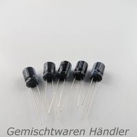 5x Marken Elko 100µF 50V Kondensator Elektrolytkondensator mF uF AiSHi Capacitor
