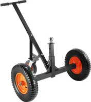 VEVOR pomoc do manewrowania przyczepą 123x87x90cm do przyczepy kempingowej przyczepa kempingowa udźwig 454 kg wózek manewrowy z zaczepem kulowym o regulowanej wysokości 48-65 cm opony pneumatyczne 40,6 cm łatwe manewrowanie