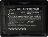 vhbw Akku Ersatz für Avaya HBPX100-M, SK37H1-D, 3410, 3606, 700245509, 3420 für schnurlos Festnetz Telefon (1100 mAh, 3,6 V, NiMH)