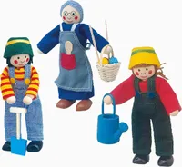 Biegepuppen Set Garten