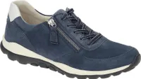 Gabor ROLLINGSOFT Damenschuhe - bequeme Schnür- Halbschuhe blau Freizeit NEU