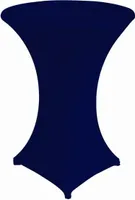 Gastro Uzal Stretch Stehtischhusse Blau 80-85 cm rund