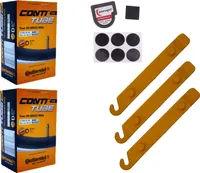 2x Fahrrad Schlauch 26 Zoll ( 26 x 2.30 ) Continental DV 40mm Dunlop Ventil +SET