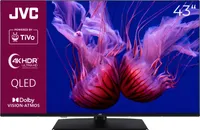 JVC 43 Zoll QLED Fernseher Smart TV (4K UHD, HDR Dolby Vision, Dolby Atmos, Triple Tuner, 6 Monate HD+)