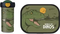 Pausenset Campus (Verschlussbecher + Brotdose) - Dino