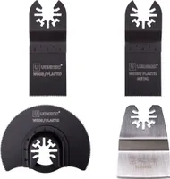 Vonroc Multiwerkzeug-Zubehörset - 4-teilig - universell