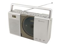 Soundmaster RCD1185 UKW-Kofferrradio, CD-Player, Hörbuchfunktion