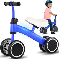 Bežecký bicykel od 2 rokov do 25 kg Balančný bicykel Detský bežecký bicykel Učiaci sa bicykel Kolieska Volant Sedlo Výškovo nastaviteľné Ľahký bicykel pre deti od 1 do 3 rokov Modrý Retoo