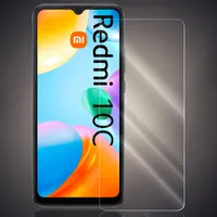 Panzer Folie für Xiaomi Redmi 10C Echt Glas Displayschutzfolie Transparent Glasfolie 9H Härtegrad Schutzglasfolie