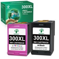HP 300 XL Drucker kompatible für HP 300XL DeskJet D1600 D2600 D5600 F2400 Series [1 Schwarz=480 Seiten /1 dreifarbig=350 Seiten]