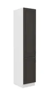 Küchen Vorratshochschrank 40 cm Stilo Grau Küchenzeile Küchenblock