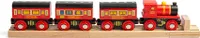 Bigjigs Rail Vlak na dlhé vzdialenosti + 3 trate