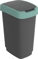 Rotho Schwingdeckeleimer Kunststoff TWIST 25 l grün