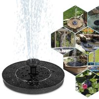 DHL Schwimmende Solarpumpe Garten Springbrunnen Wasserpumpe Brunnen Teich Set