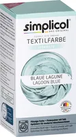 simplicol Textilfarbe intensiv: DIY Färbemittel in 23 Farben inkl. Farb-Fixierer, Farbe:Blaue Lagune (1824), Größe:1er Pack