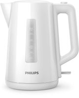 Philips Wasserkocher Serie 3000, 1,7 l, Tassenanzeige, herausnehmbarer Filter, Kontrollleuchte, weiß (HD9318/00)