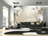 Vlies Fototapete 350x256 cm Tapeten Wandtapete XXL Blumen Orchidee b-A-0060-a-d
