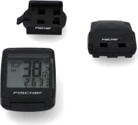 FISCHER Fahrradcomputer Funk Solar FitPlus - 27 Funktionen