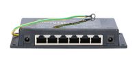 Extralink PoE Injektor 6 Port Gigabit Adapter Power Over Ethernet 48V 6 Ports 1000Mb/s RJ45