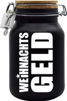 Spardose Geld Geschenk Ideen Weihnachts Geld Schwarz Grösse XXL 3 Liter
