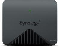 Synology MR2200AC - Wi-Fi 5 (802.11ac) - Dual-Band (2,4 GHz/5 GHz) - Eingebauter Ethernet-Anschluss - Schwarz - Tabletop-Router