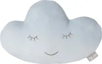 roba Plyšový polštářek 'roba Style' Cloud Light blue/Sky, nadýchaný dekorační polštářek do dětského pokoje a pokojíčku