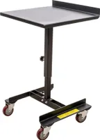 STIER Materialständer, Tragkraft 50 kg, Materialständer höhenverstellbar 710-960 mm, Neigung verstellbar 0-45°, Rollenständer, Werkstattausrüstung, STIER Werkzeug, Materialwagen, Auflageständer,