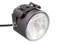 HIGHSIDER LED Nebelscheinwerfer, rund, schwarz,