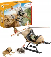 SLH42476 Schleich Wild Life - Tierrettungshubschrauber, Spielfiguren für Kinder ab 3 Jahren