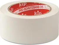 KIP 315 PVC-Schutzband  glatt, weiß 30mm x 33m (60 Rollen) - 315-53